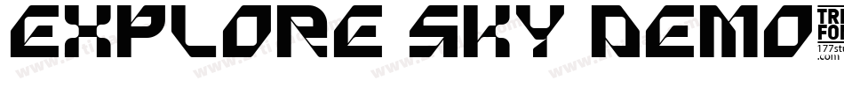 Explore Sky Demo字体转换
